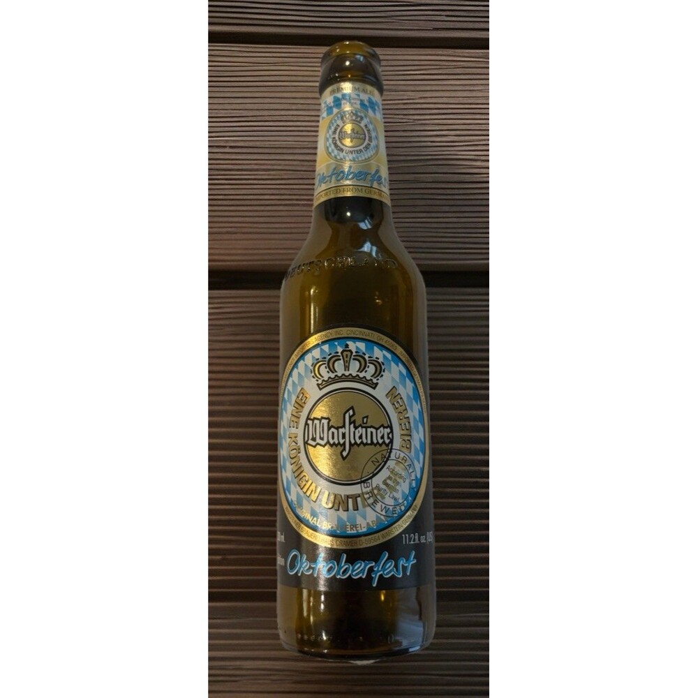 Warsteiner RARE 2010 German Oktoberfest Brown Glass Beer Bottle Premium Ale